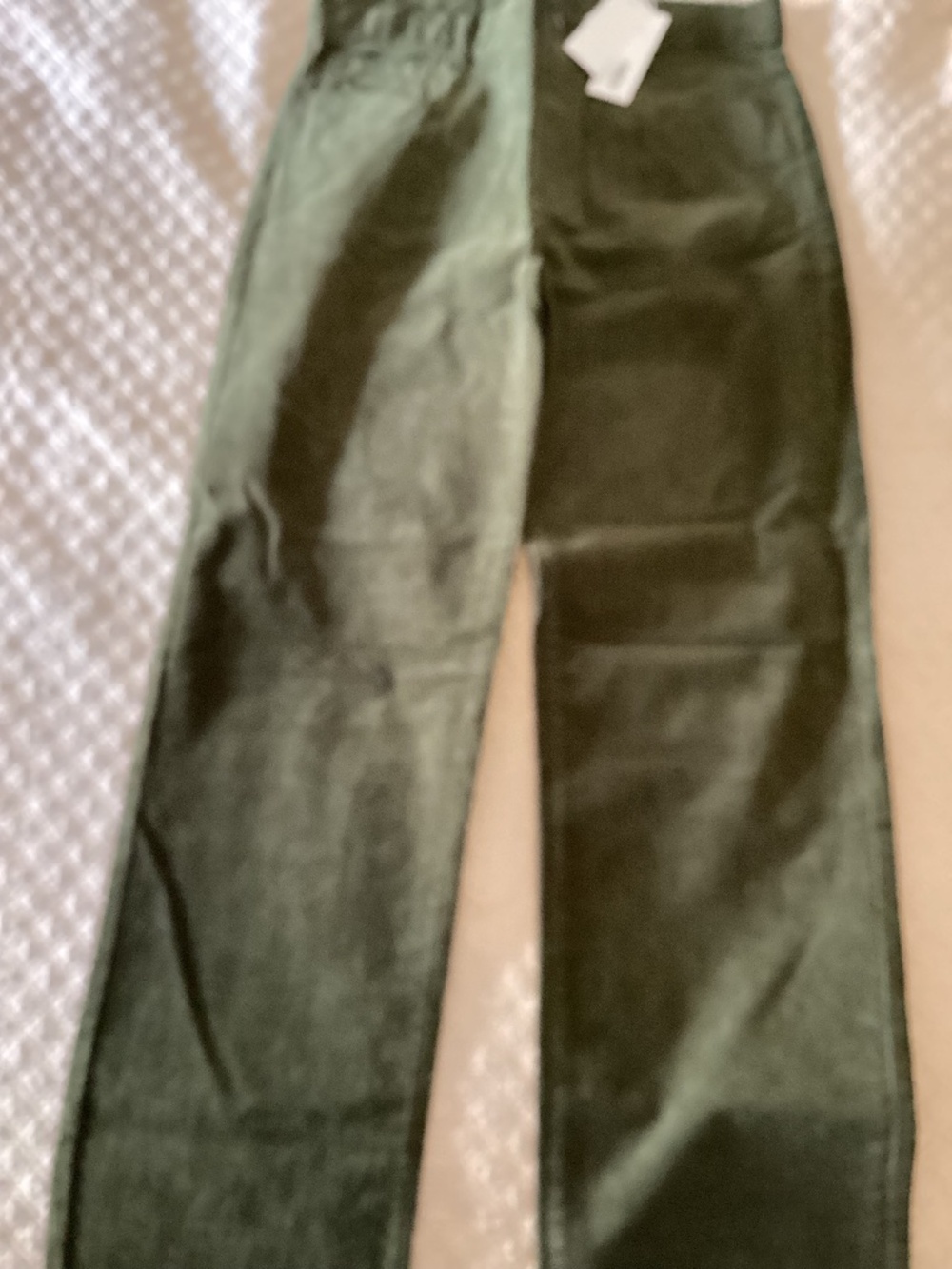 Janie and Jack new with tags boys size 18 olive green corduroy straight fit